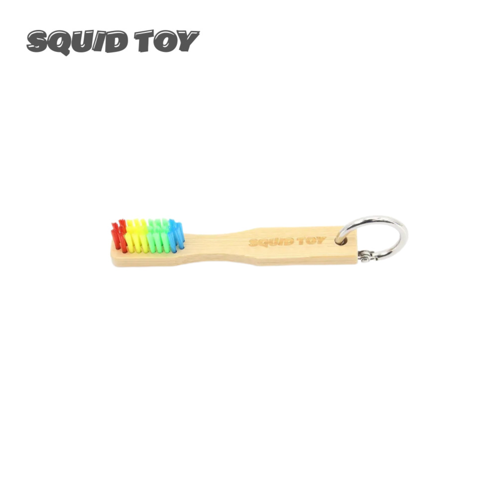 스퀴드토이 에기브러쉬 해초제거 에기바늘 청소용 칫솔 [레인보우]